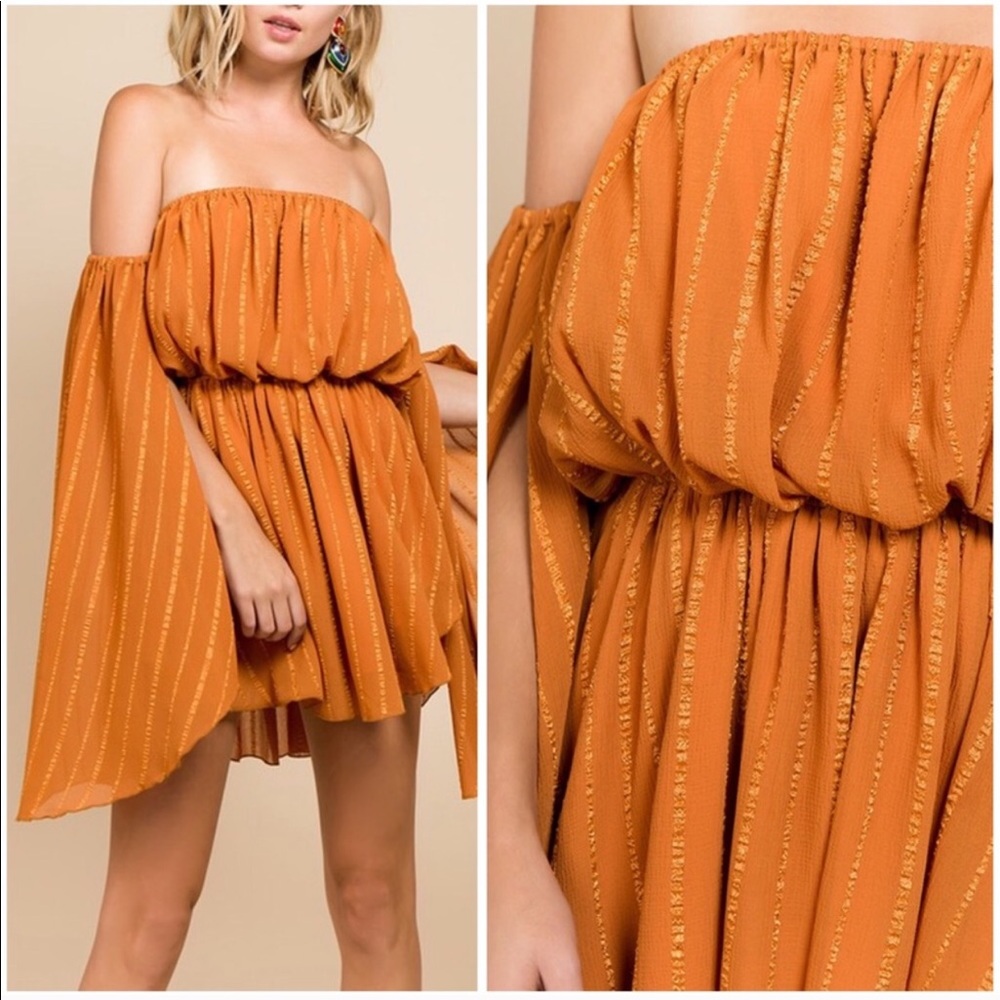 Chic boho flare sleeve minidress tunic - Picture 5 of 7